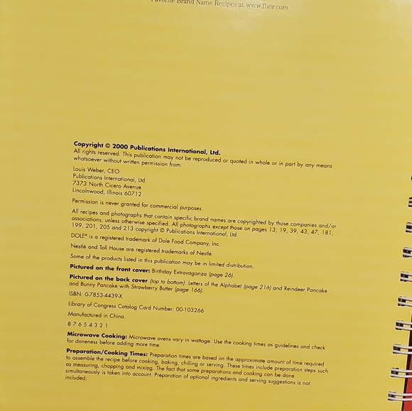 Cooking For Kids Collection Cookbook - Picture 2 of 2